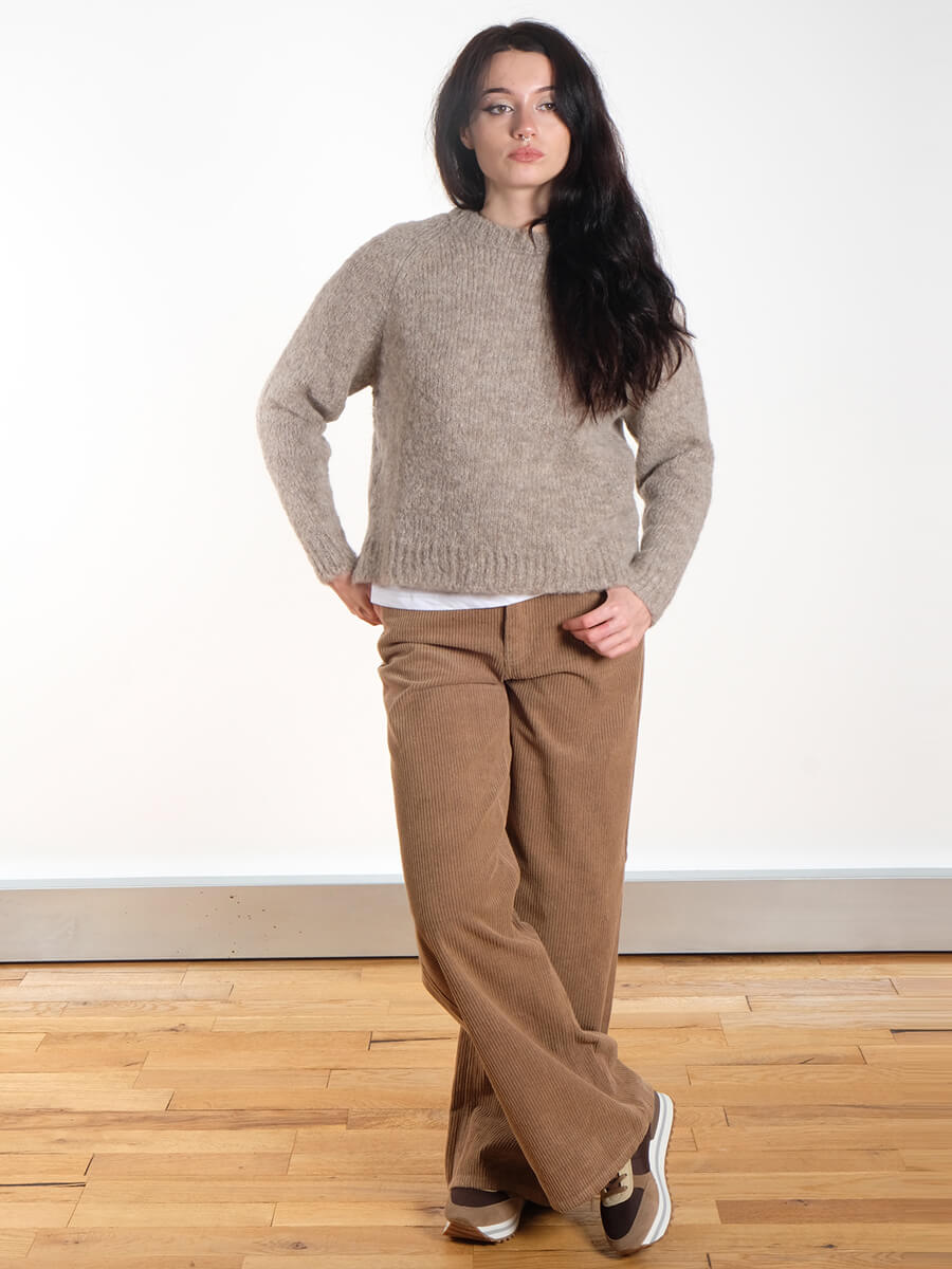 Sibin Linnebjerg Kamille Jumper - Light Sand