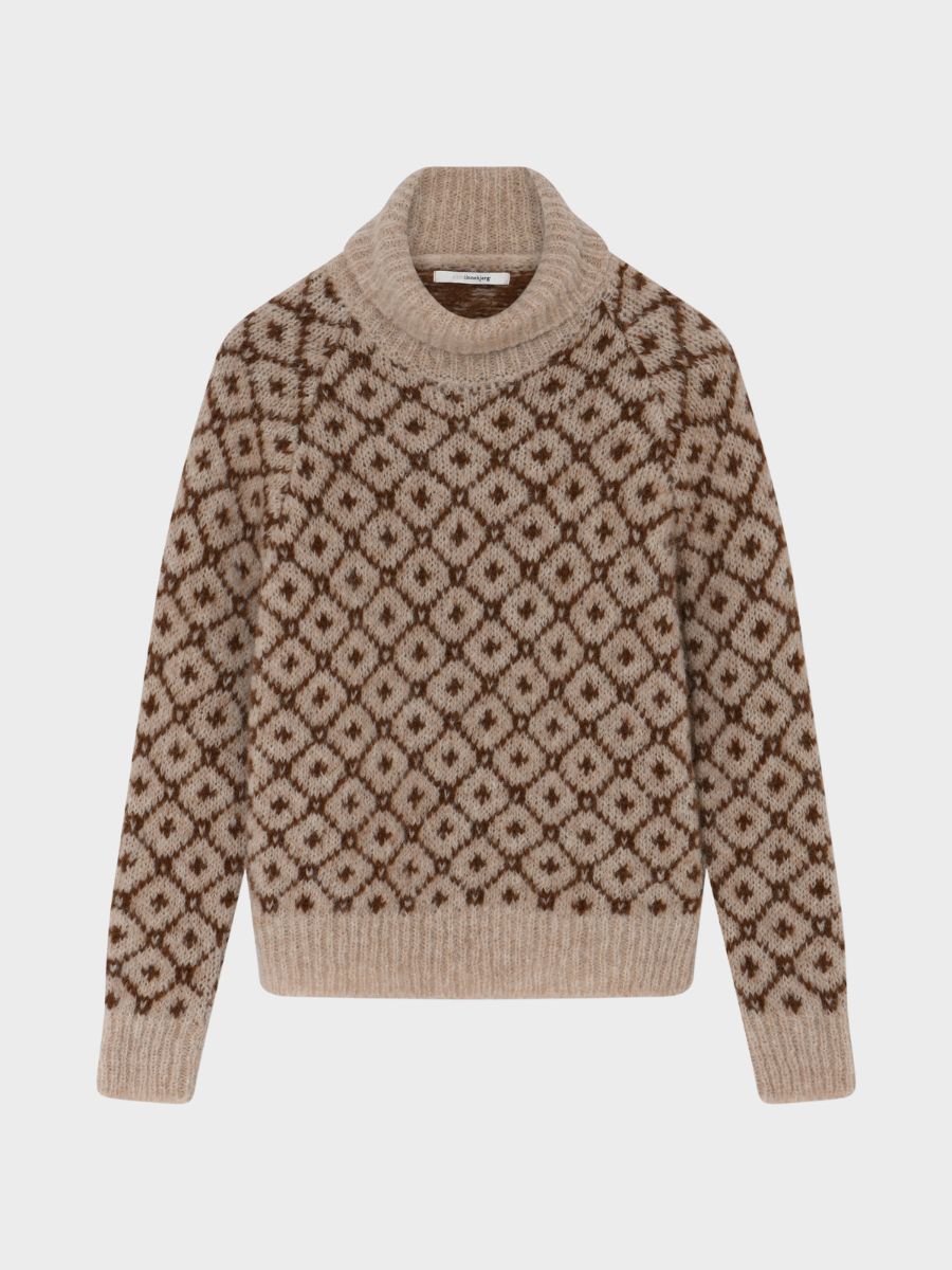 Sibin Linnebjerg - Camelia Jumper - Light Melange Sand/Hazel
