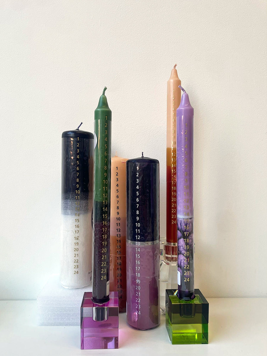 MALENE WAGNER Silu Calendar Pillar Candle - Multi