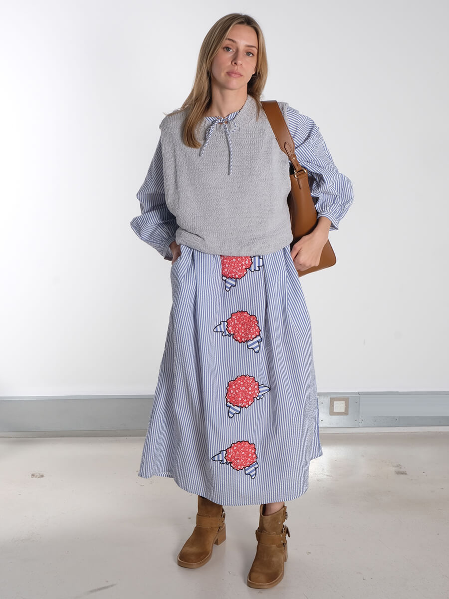Sibin Linnebjerg - Tatum Vest - Light Solid Grey