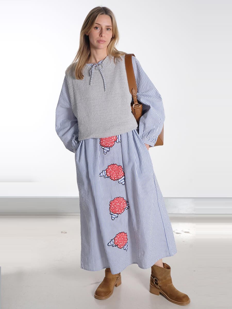 Sibin Linnebjerg - Tatum Vest - Light Solid Grey