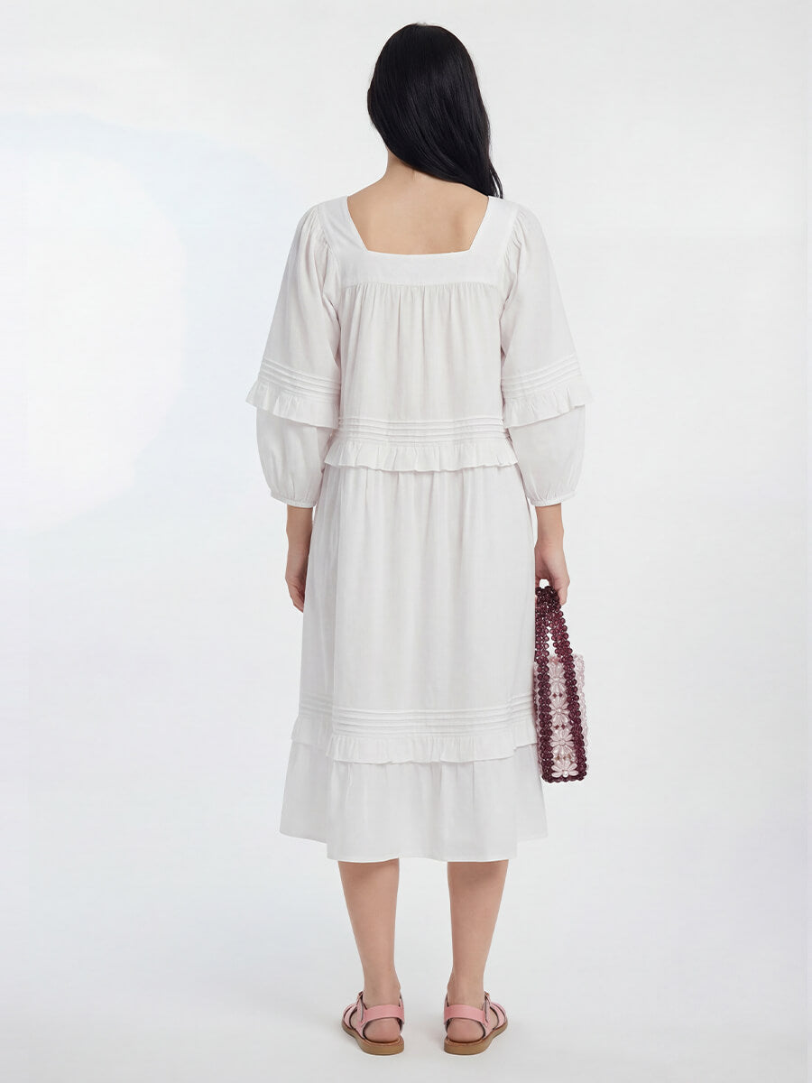 Skall - Alice Dress - White