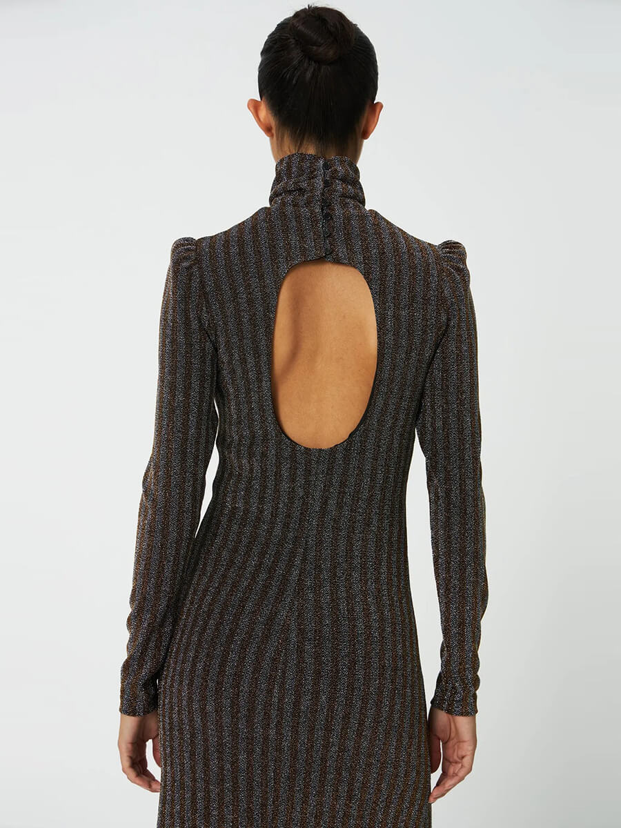 Stella Nova Striped Lurex Jersey Dress