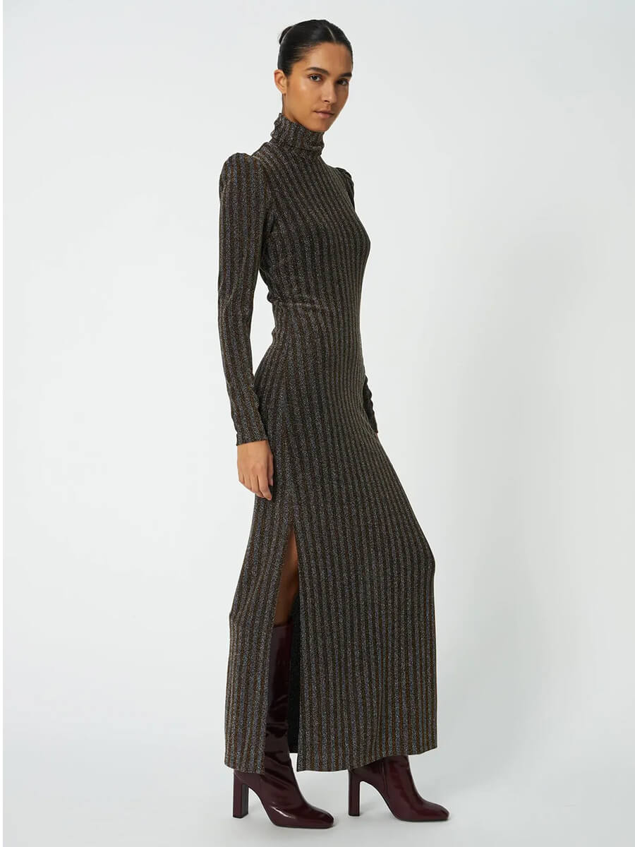Stella Nova Striped Lurex Jersey Dress