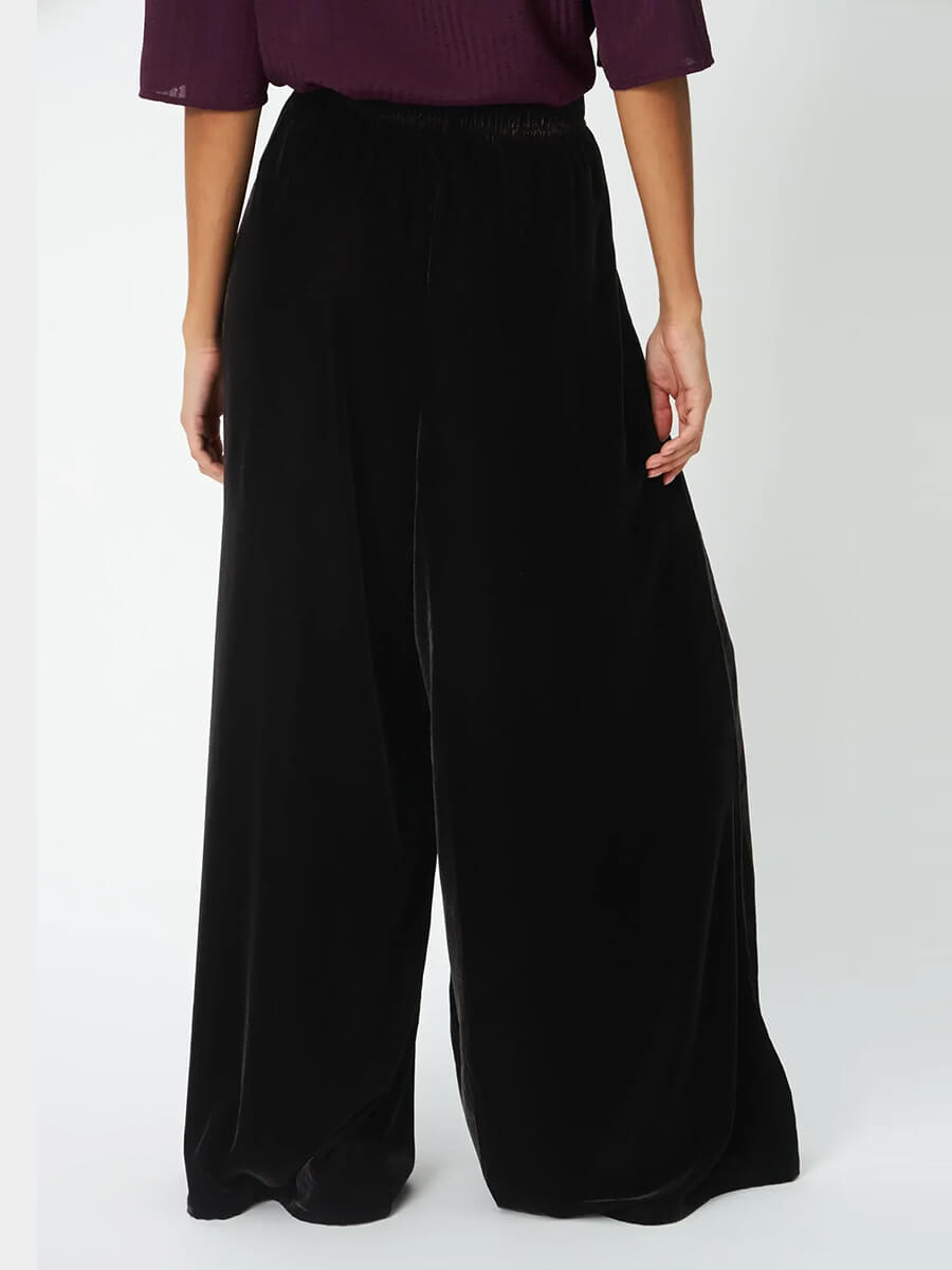 Velvet Volume Pants - Dark Brown