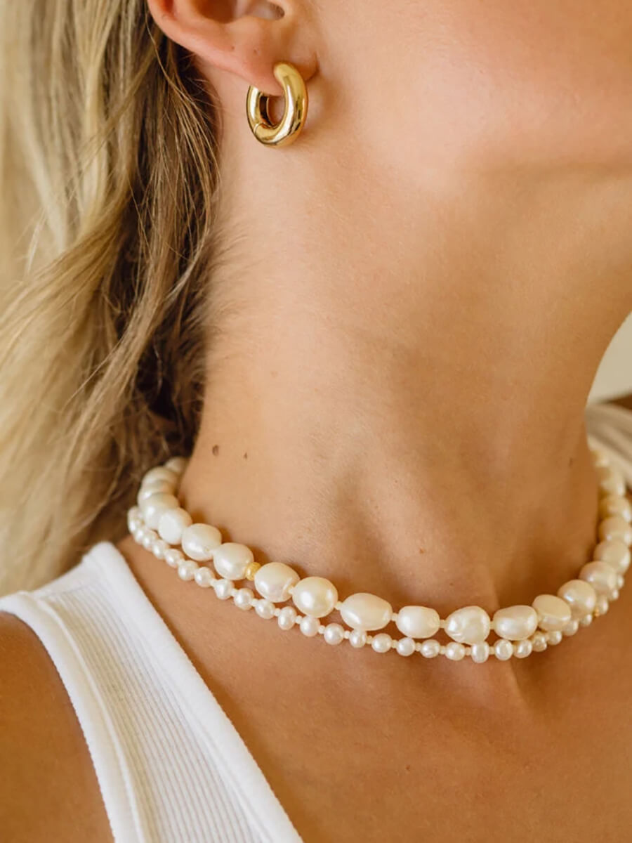 Anni Lu Stellar Pearly Necklace