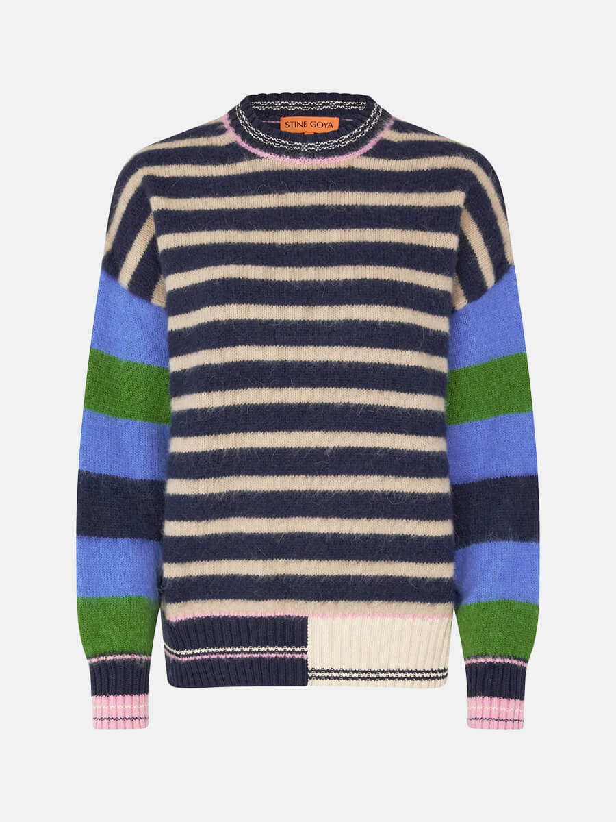 Stine Goya Shea Sweater - Candy Stripes