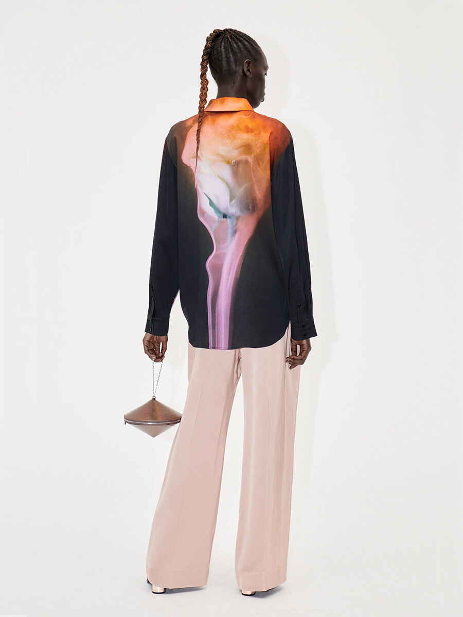 Stine Goya Sophia Shirt - Rose on Fire