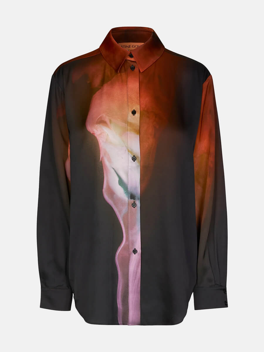 Stine Goya Sophia Shirt - Rose on Fire