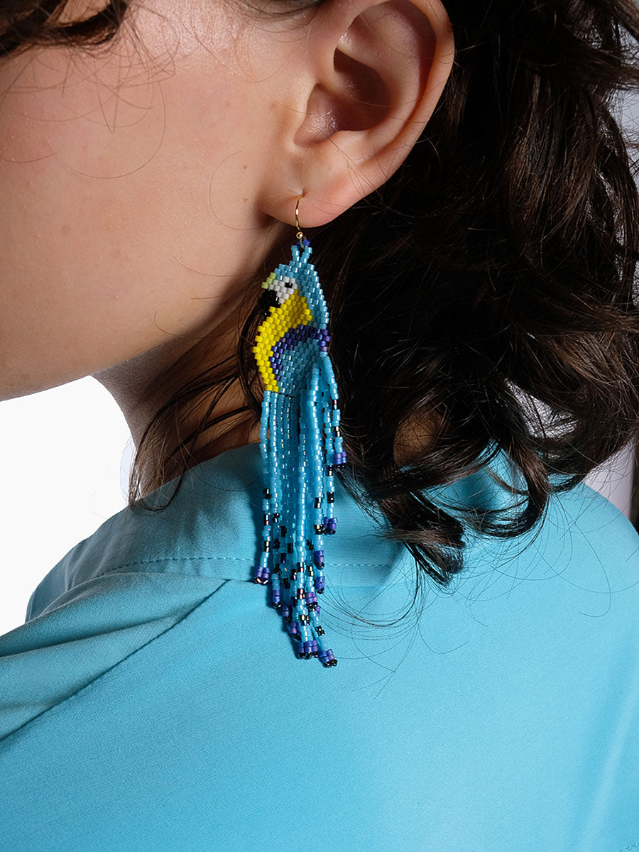 Sui-Ava-Parrot-Miyuki-Earrings