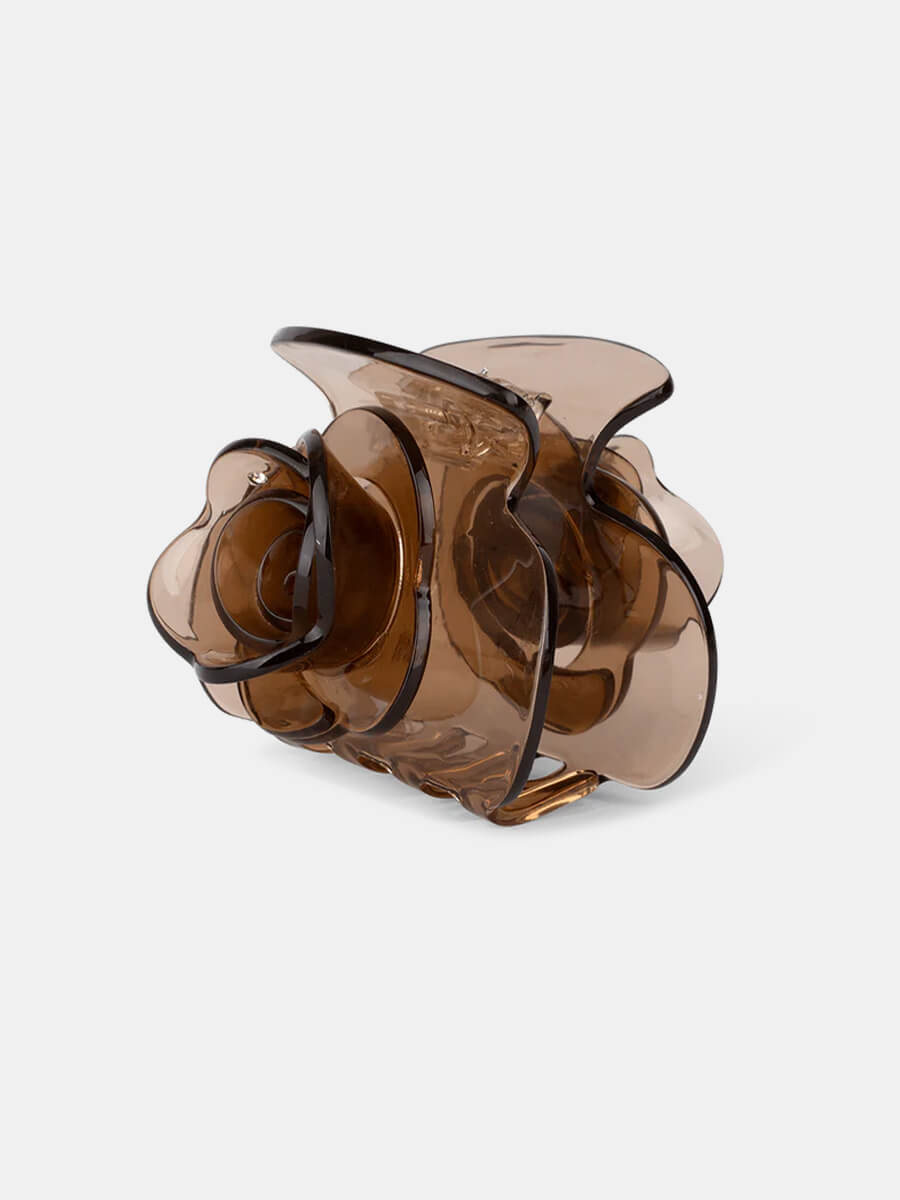 Sui-Ava-Rosie-Plain-Big-Hairclip-Brown