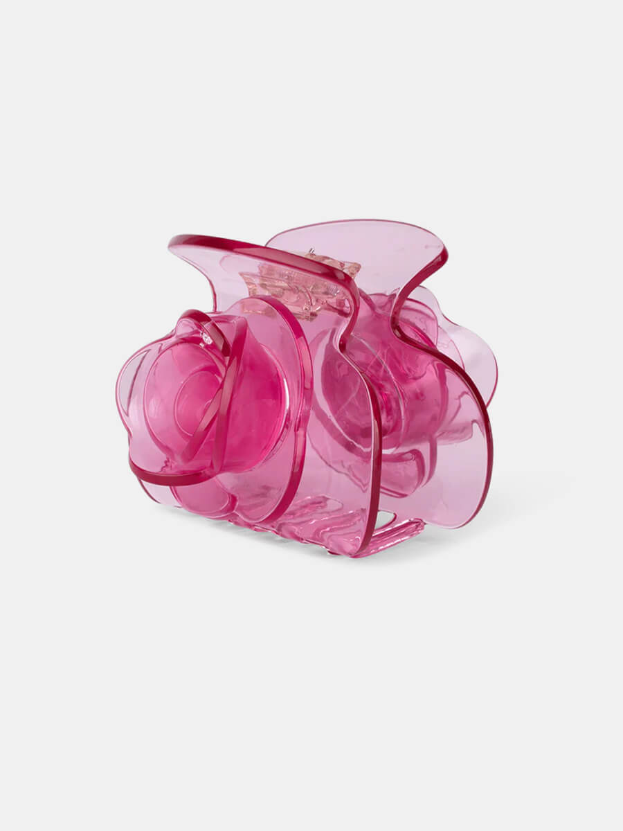 Sui-Ava-Rosie-Plain-Big-Hairclip-Rose
