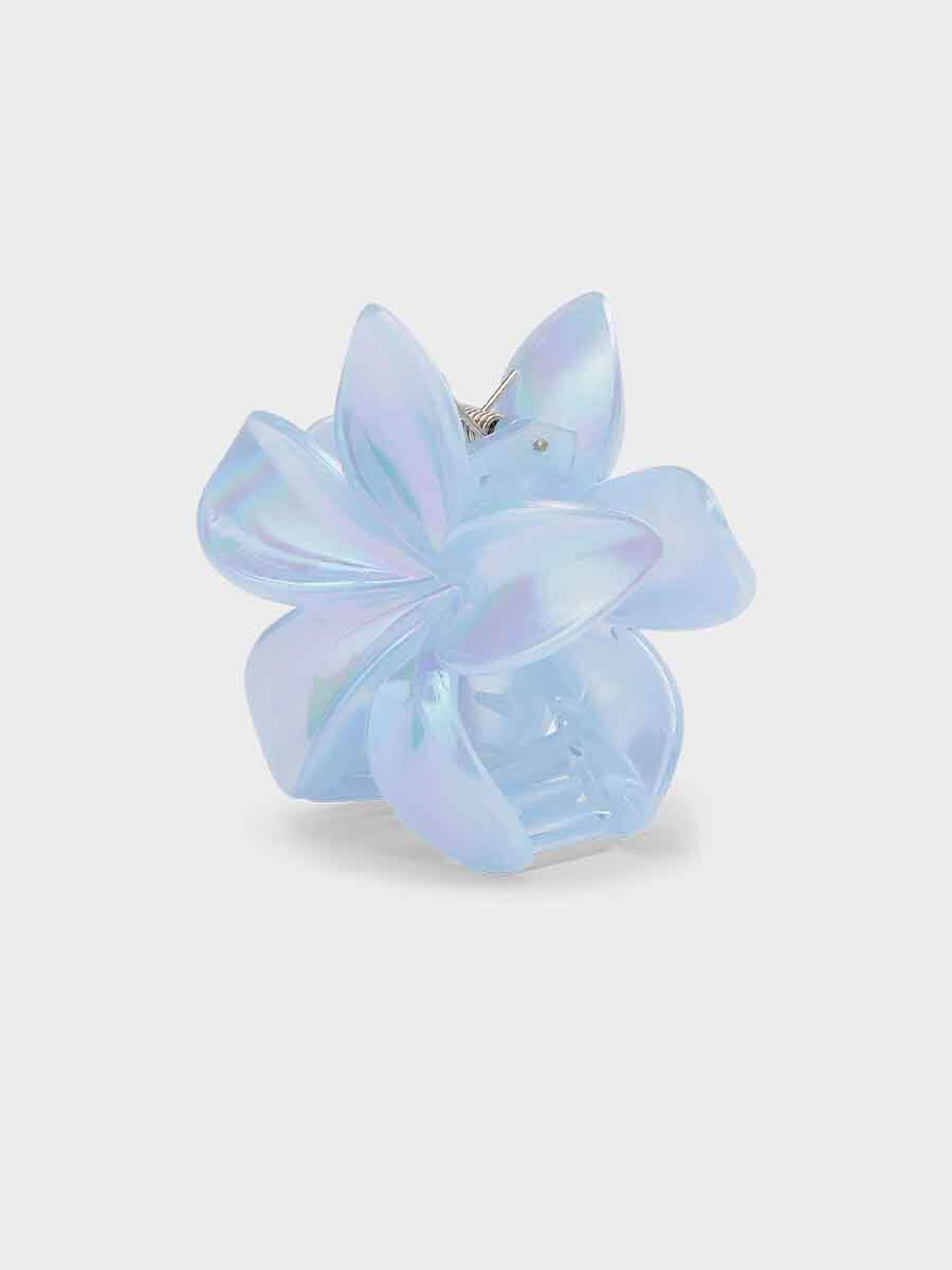 Sui Ava Plumeria Big Hairgrip - Blue