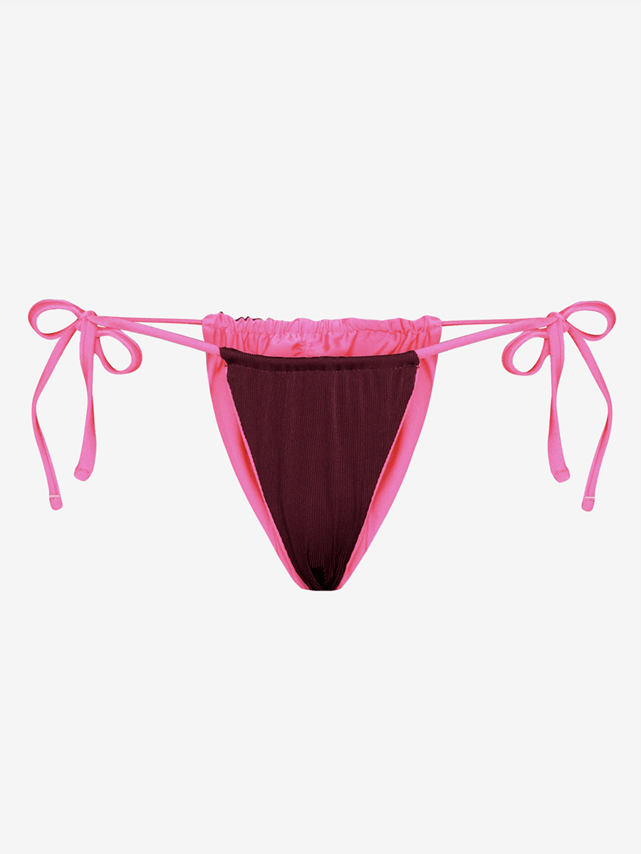 Sui Ava - Waverly Bikini Tanga - Pink/Bordeaux