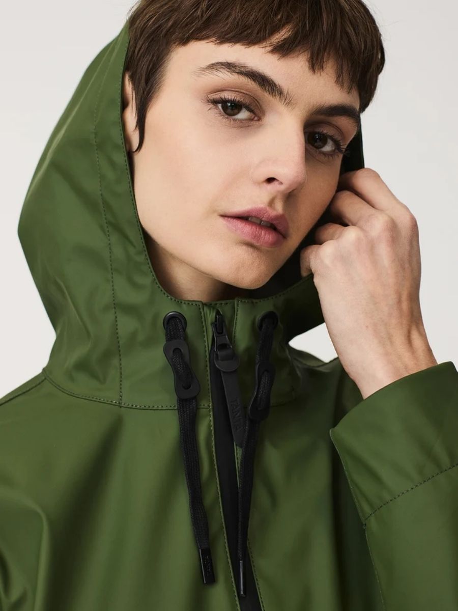 Tantä - Nuovola Raincoat - Bronze Green