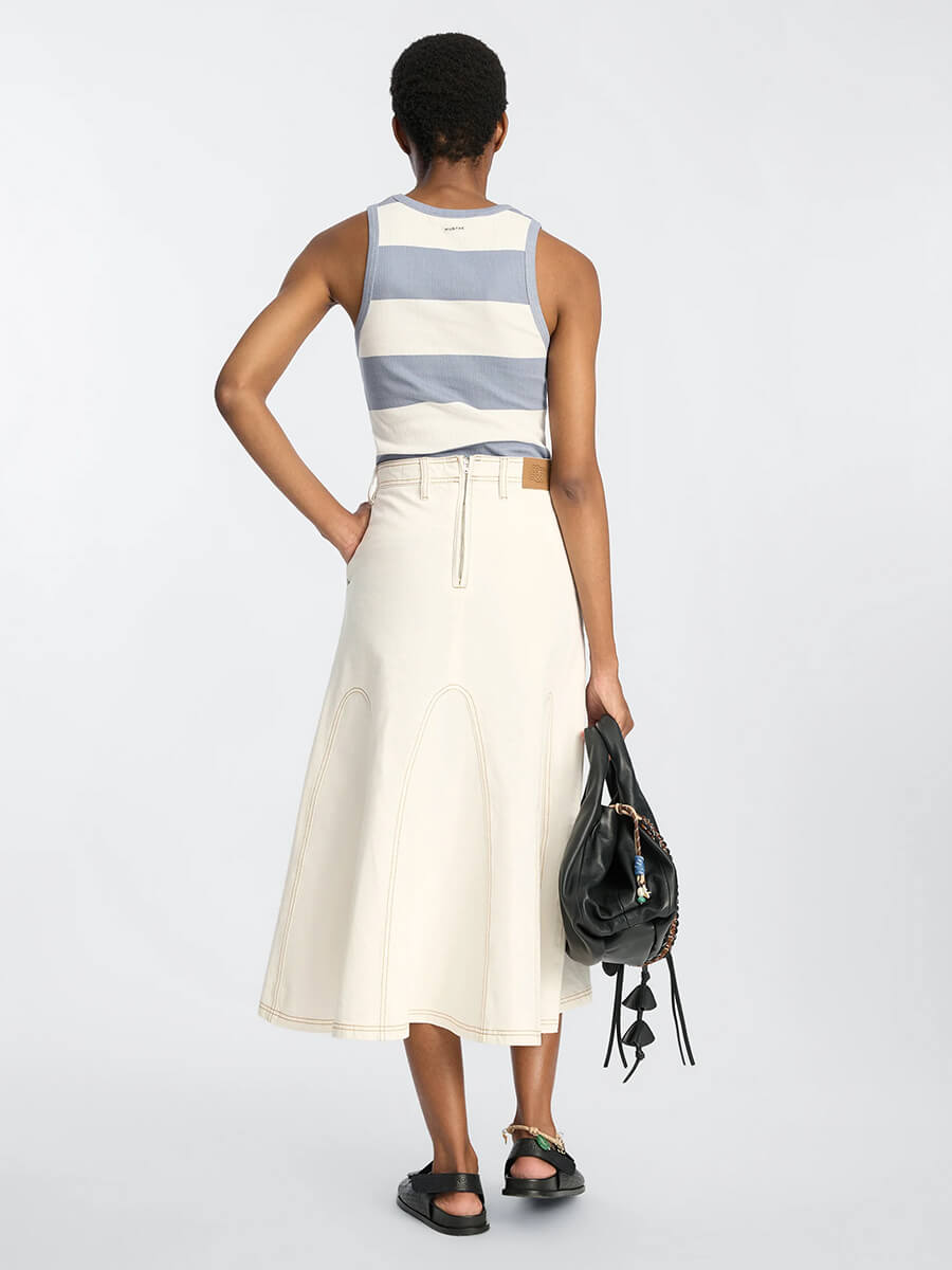 Munthe Tezza Tank Top - Striped Blue