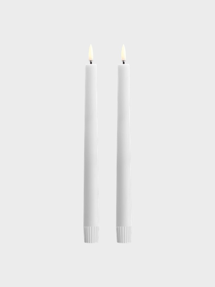 Uyuni Lighting - LED Taper Candle Twin Pack 2.3x25 - Nordic White