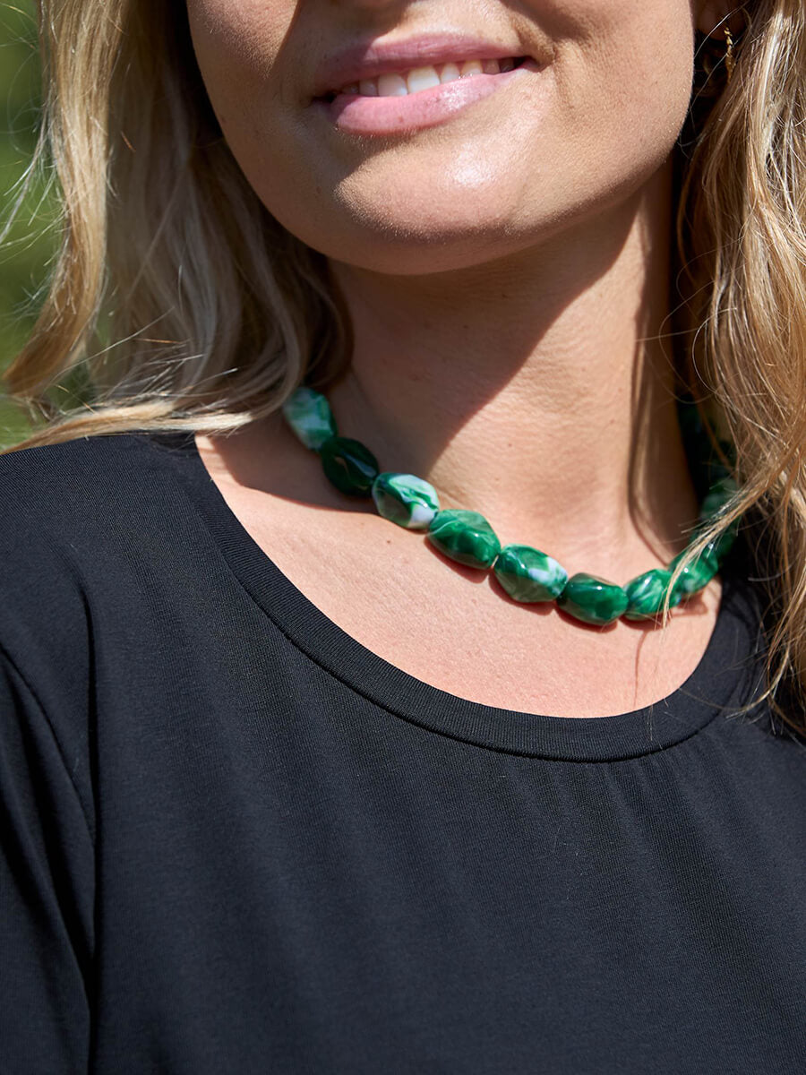 Lyon necklace- green