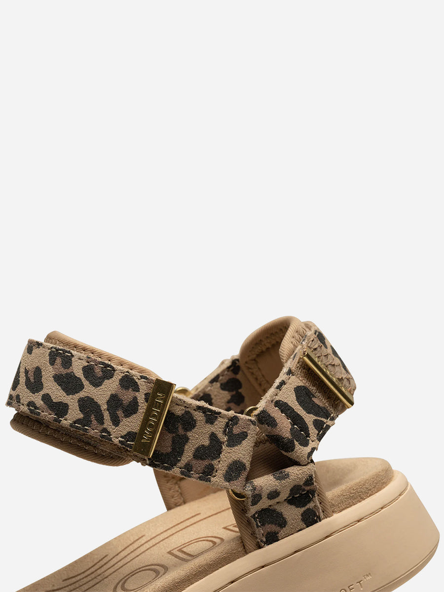 Woden-Line-Suede-Sandals-Leopard