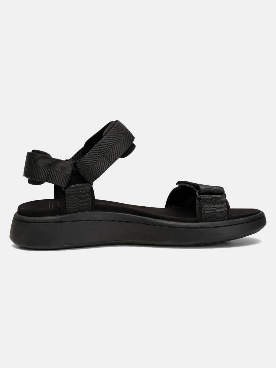 Woden Line Sandals - Black/Black