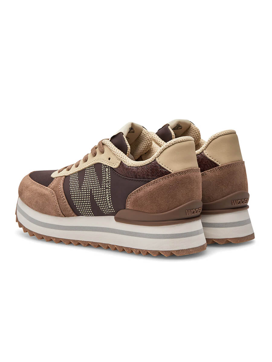 Woden Ronja Plateau - Chocolate Multi