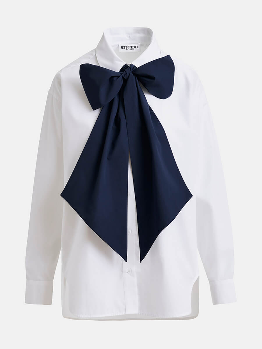 Essentiel Antwerp Jambers Pussy Bow Collar Shirt