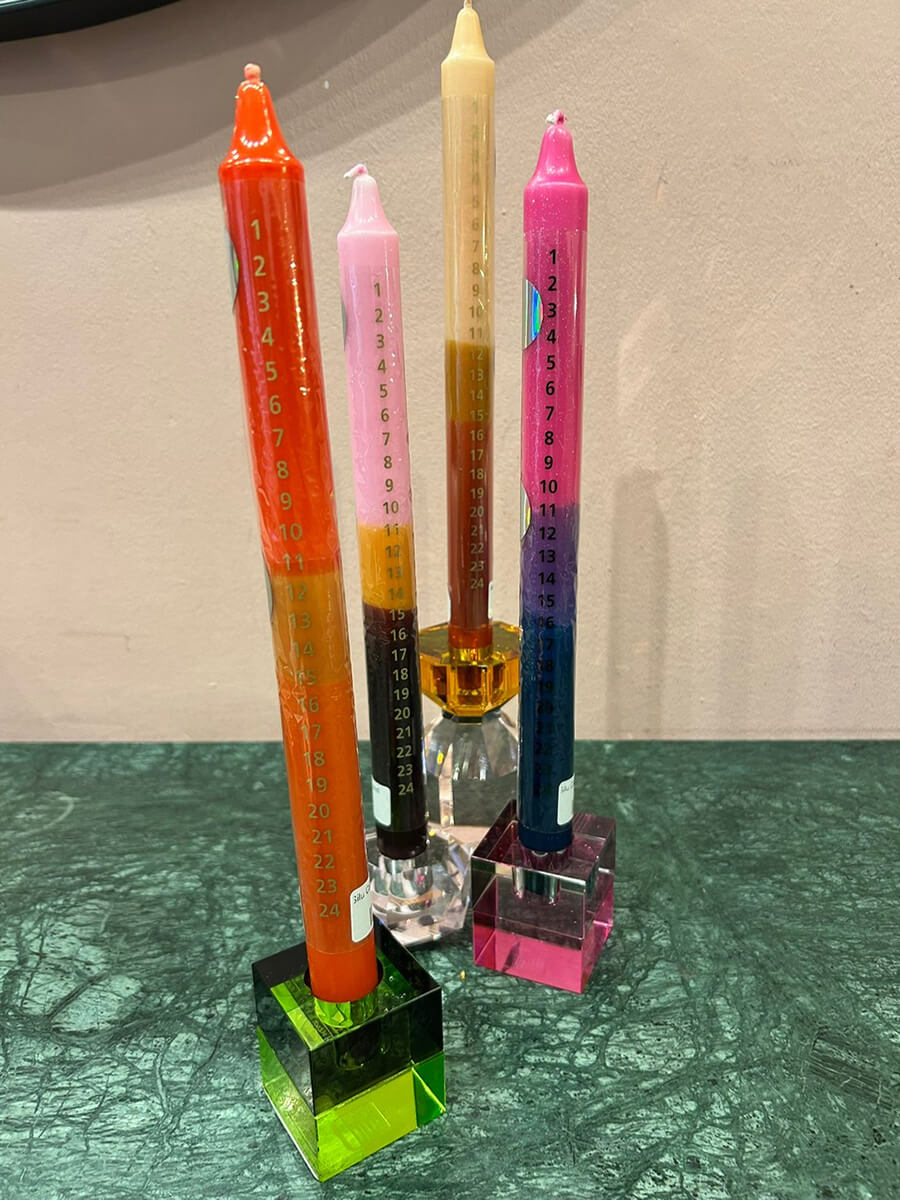 Silu Calendar Tapered Candle