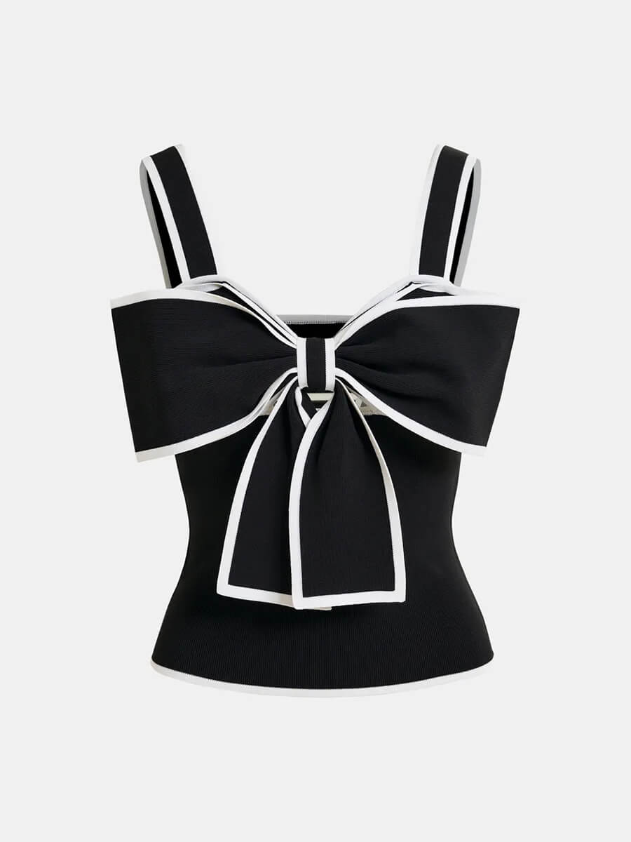 essentiel antwerp Haminata Top - Black:White