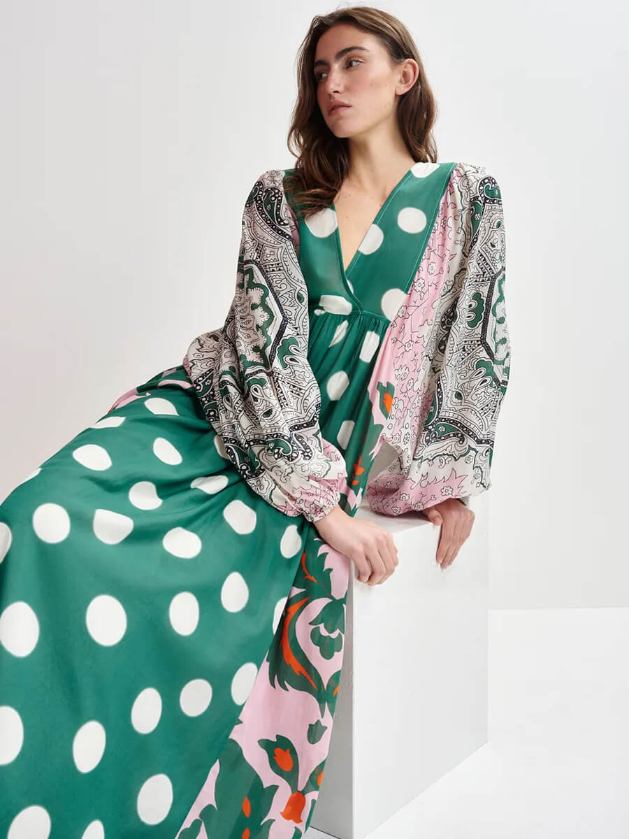 essentiel antwerp Haryland Printed Maxi Dress