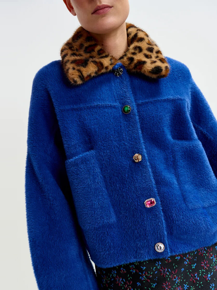 essentiel antwerp Intention Cardigan - Blue