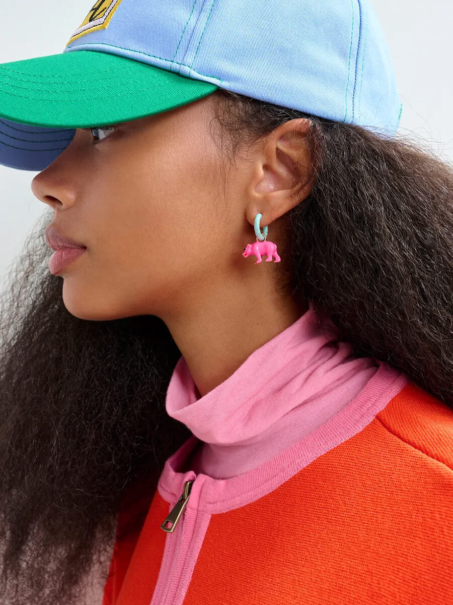 essentiel antwerp Jani Cardigan with Contrast - Nectarine