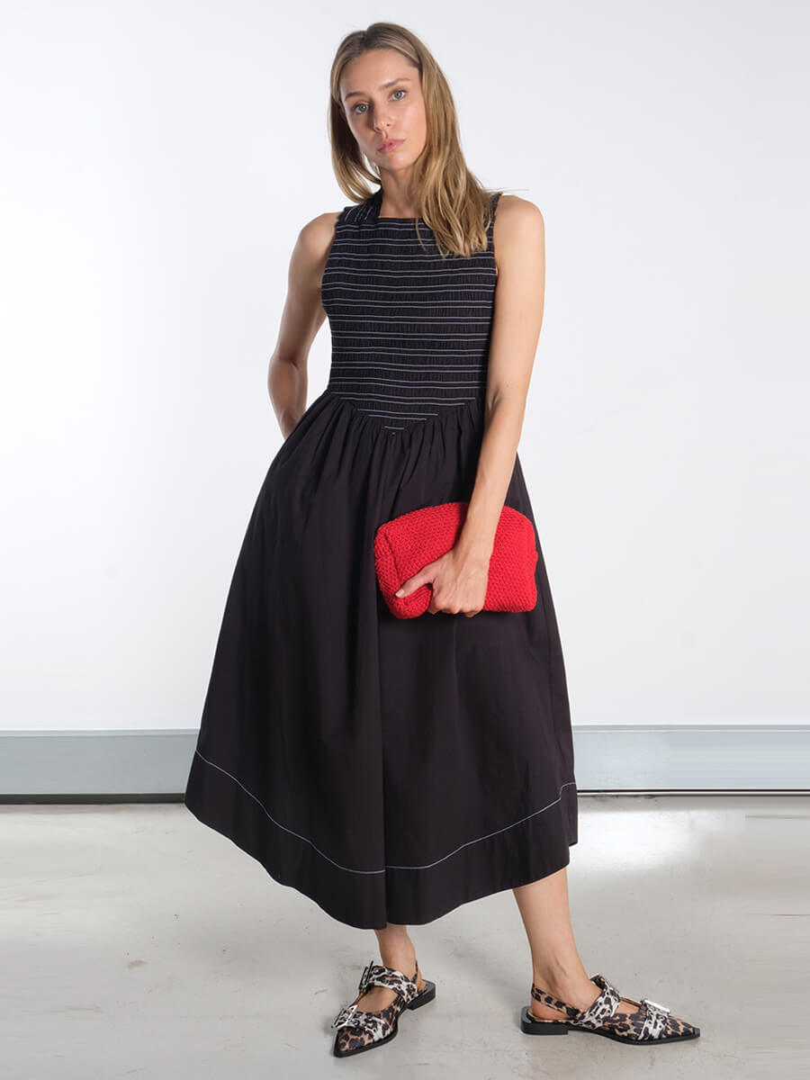 Ganni-Leopar-Satin-Feminine-Buckle-Ballerinas