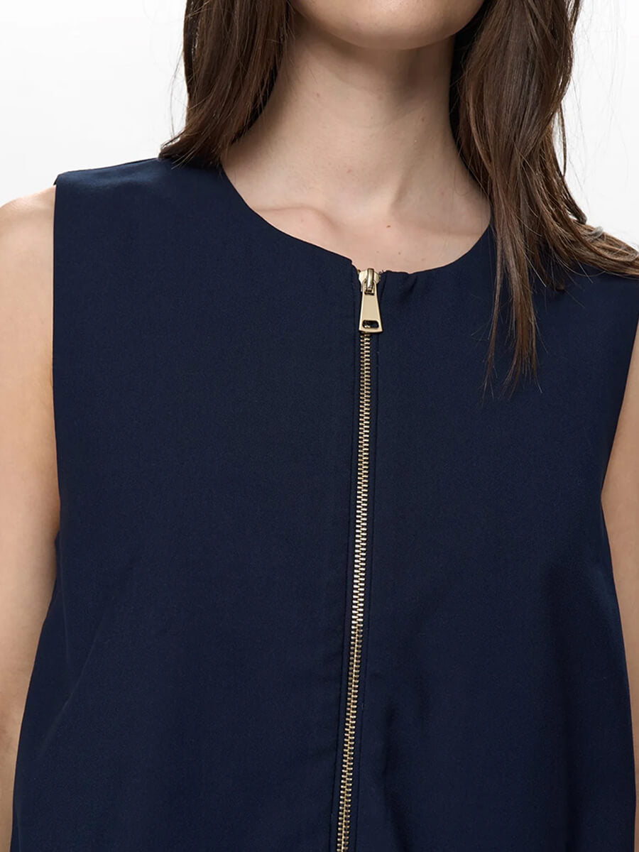 Numph Julia Vest - Dark Saphire