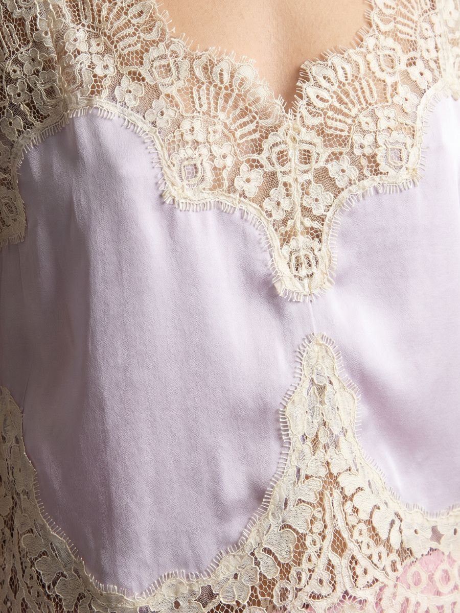 Delicate Lace Top - Light Purple