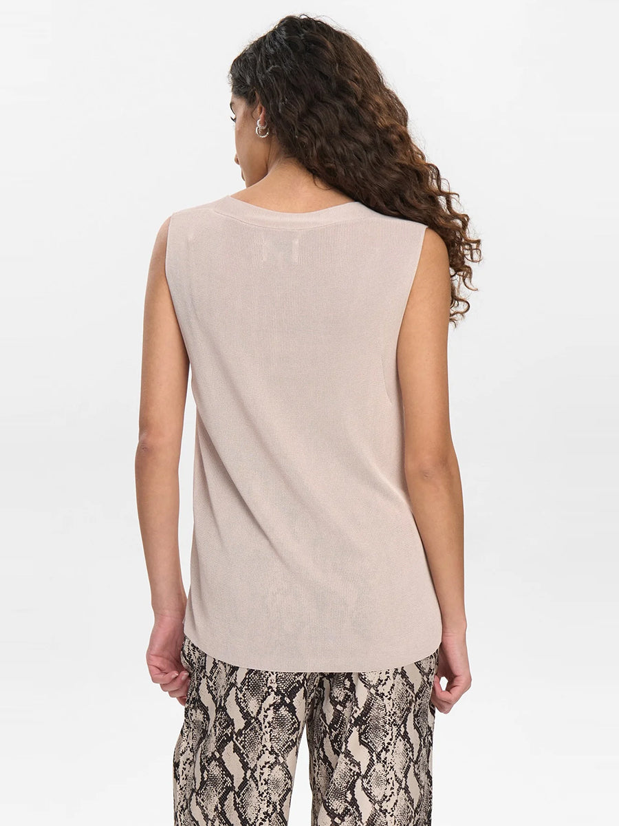 Numph Nutampa Vest - Grey Morn