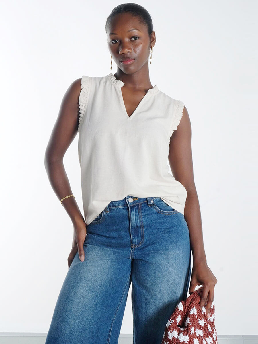 Object Sofia Denim Bermuda Shorts