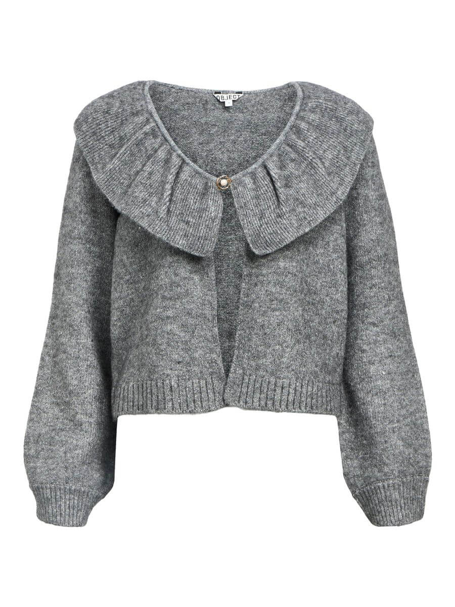 object Denisi Knitted Cardigan - Grey