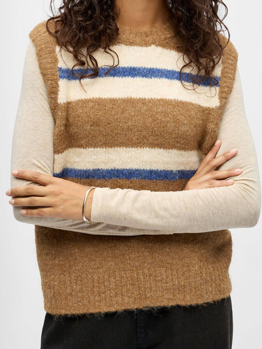 object Galia Knitted Vest Top