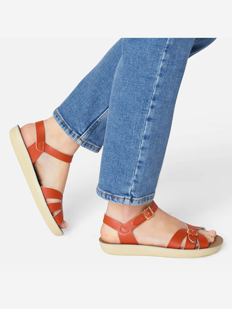 salt water Boardwalk Sandals - Paprika