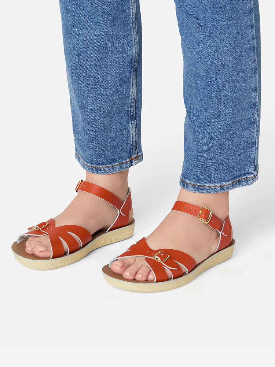 salt water Boardwalk Sandals - Paprika