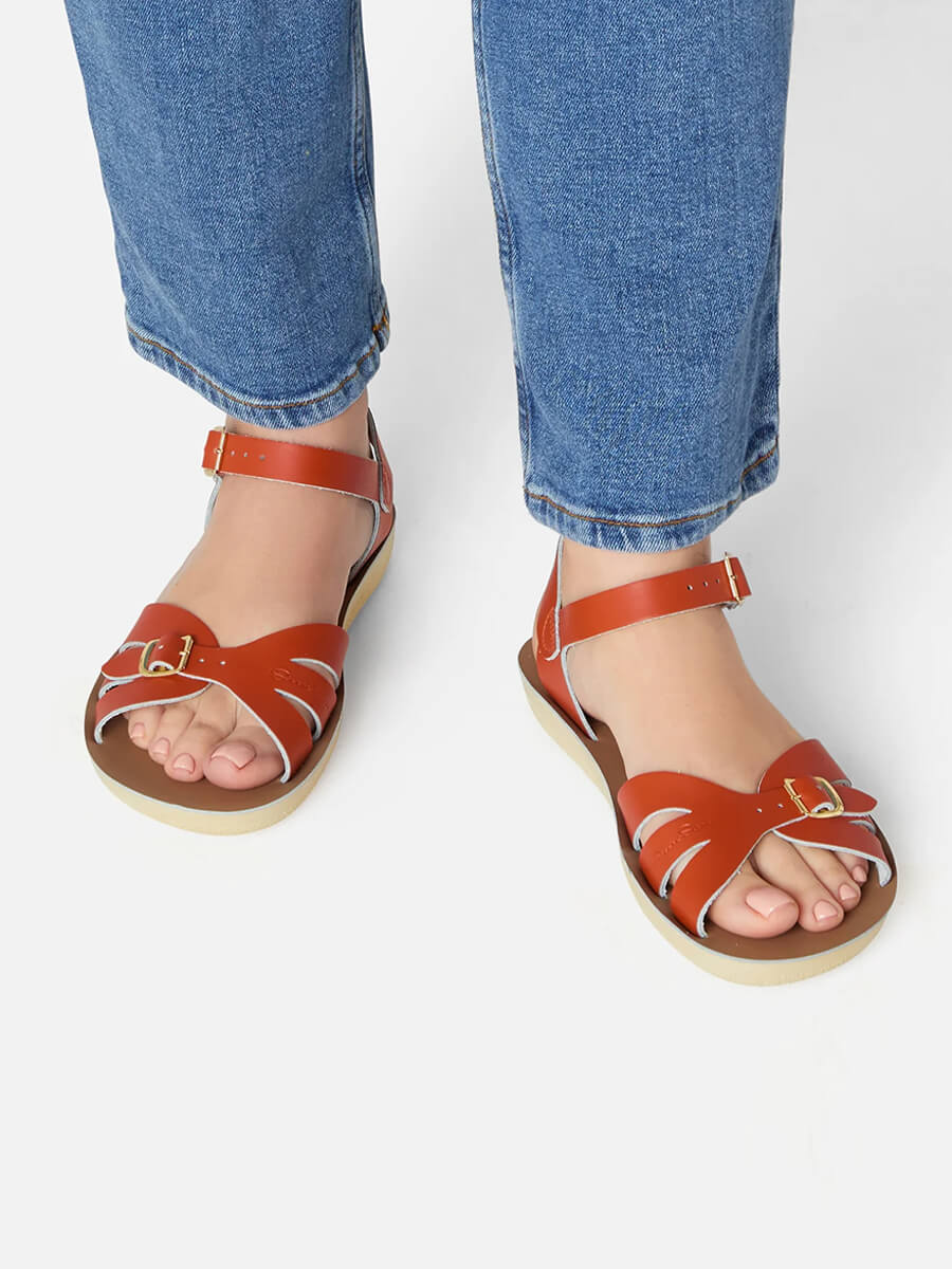 salt water Boardwalk Sandals - Paprika