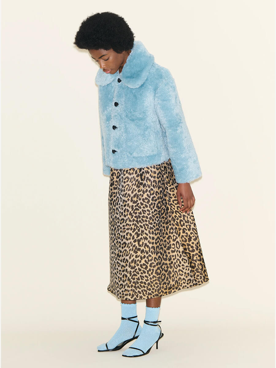 Samdi Johanna Reversible Jacket - Chocolate/Powder Blue