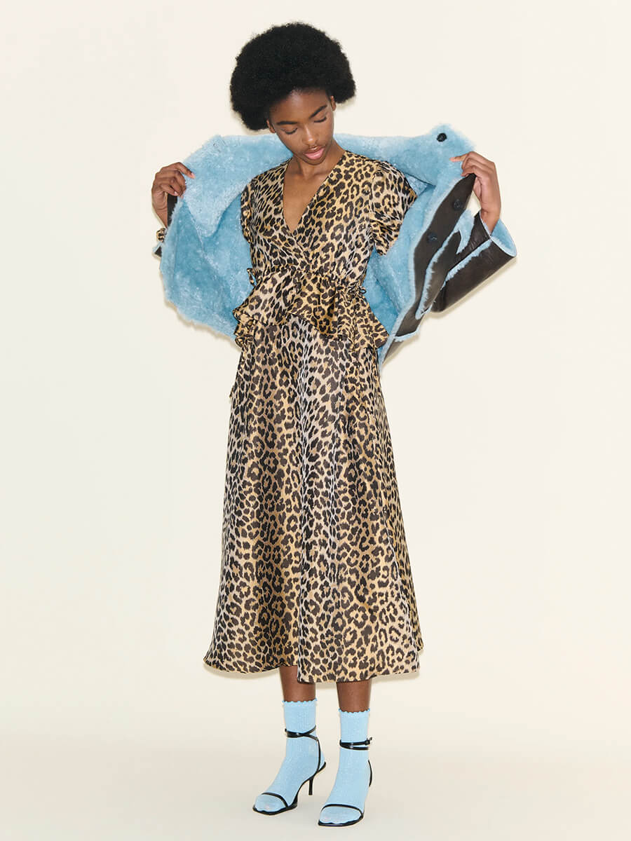 Johanna Reversible Jacket - Chocolate/Powder Blue