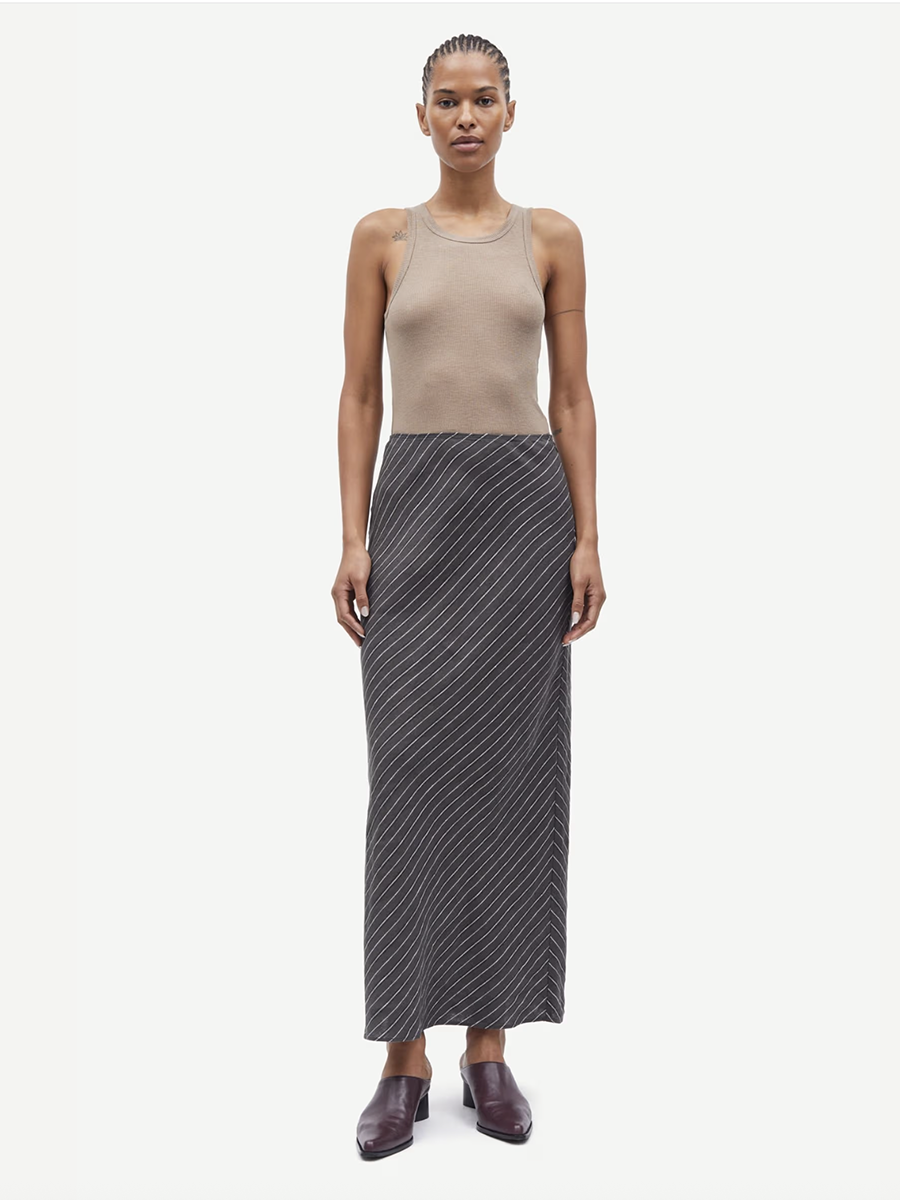 samsoe samsoe Saagneta Long Skirt - Beluga St