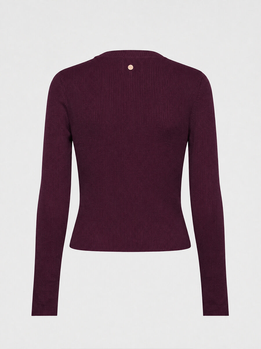 Numph - Shelba Cropped Pullover - Fig
