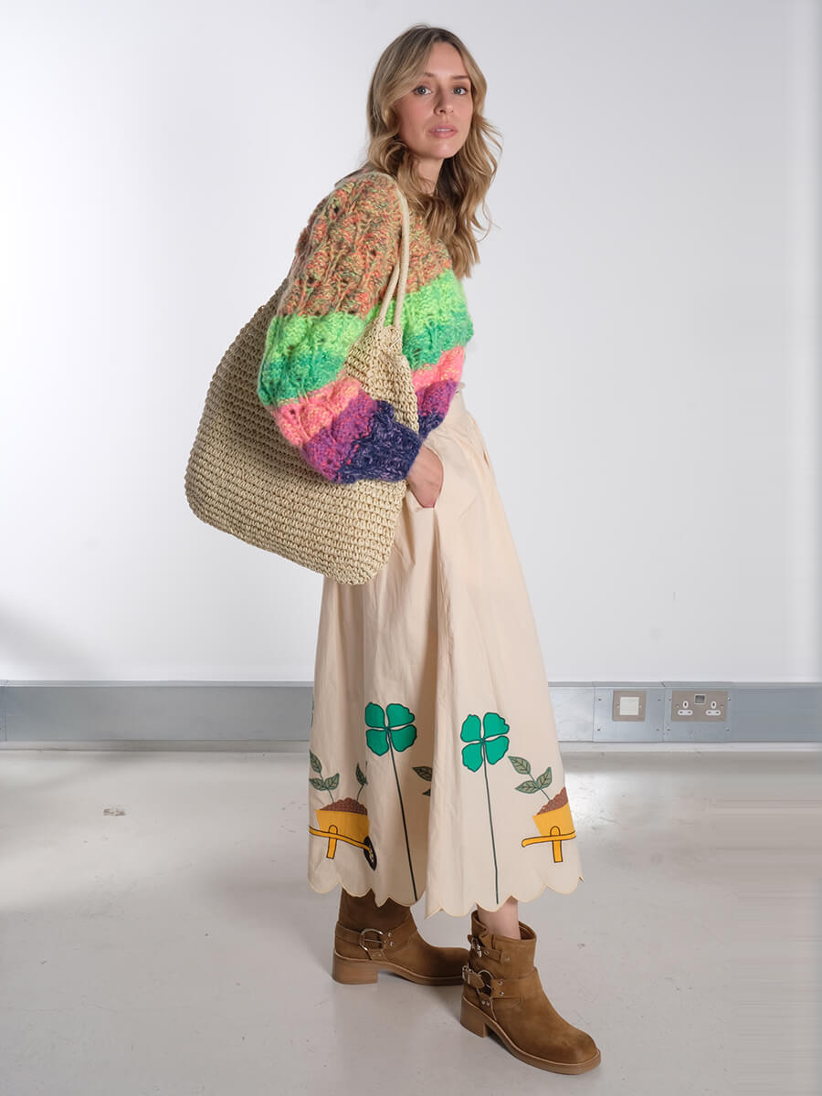 stella-nova-embroidered-midi-skirt-with-scallops-ivory dawnxdare Arena Rainbow Cardigan -Bold