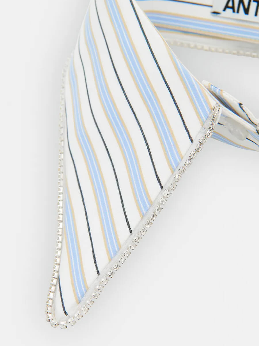 Essentiel Antwerp Juxta Mockneck Collar - Blue