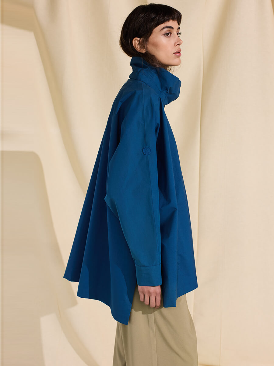 tanta Marelys Raincoat - Blue Opal