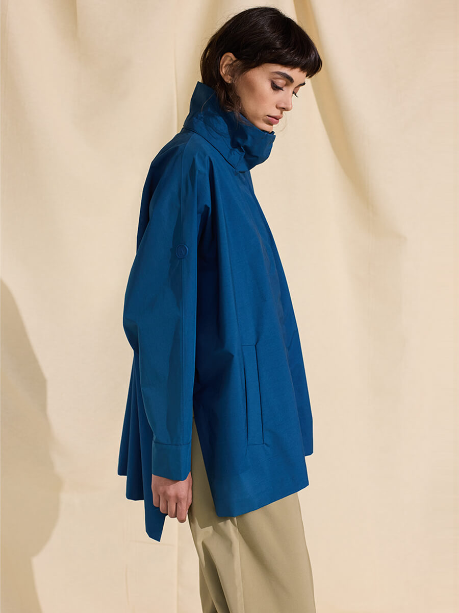 tanta Marelys Raincoat - Blue Opal