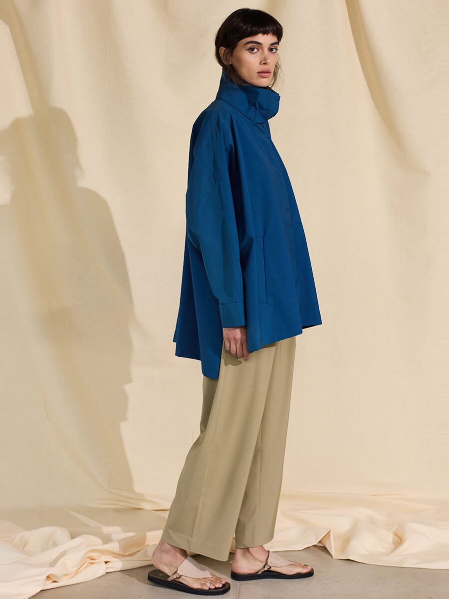 tanta Marelys Raincoat - Blue Opal